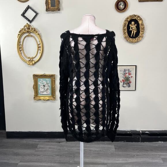 Vintage y2k cusco knitwear black - Picture 4 of 6